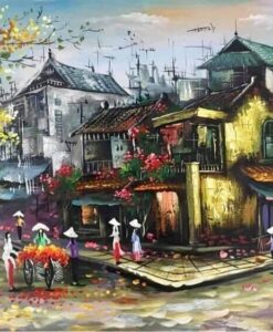 tranh phố cổ hà nội