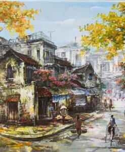 tranh phố cổ hà nội