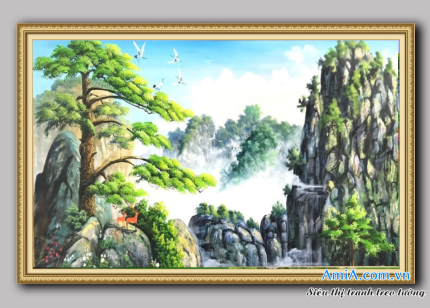 tranh phong cảnh núi non