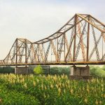 Tranh cầu long biên tranh vẽ sơn dầu ST87