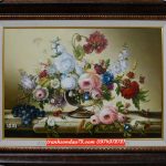 Tranh hoa tĩnh vật cổ điển ST053