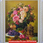 Tranh hoa cổ điển tĩnh vật châu âu ST51
