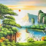 Tranh sơn thủy, Tranh sơn thủy hữu tình ST032