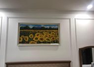 Tranh hoa hướng dương tranh sơn dầu đẹp ST105 - Ảnh 2